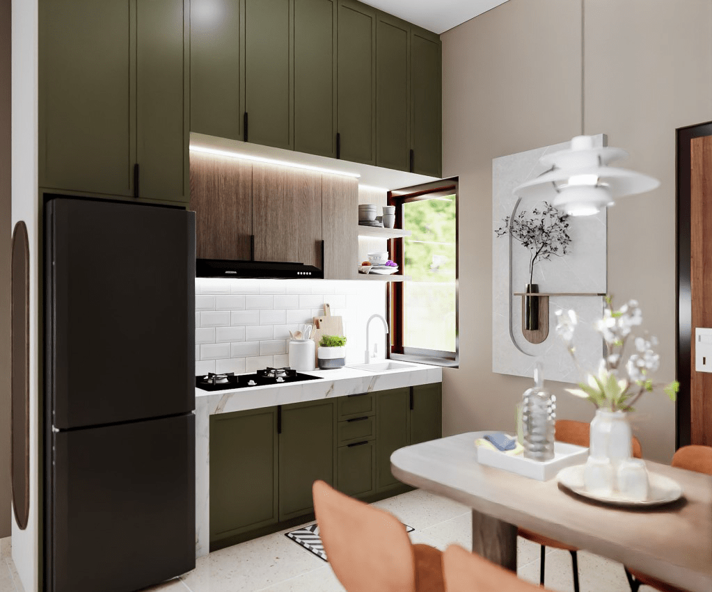 Kitchen & Staircase Area